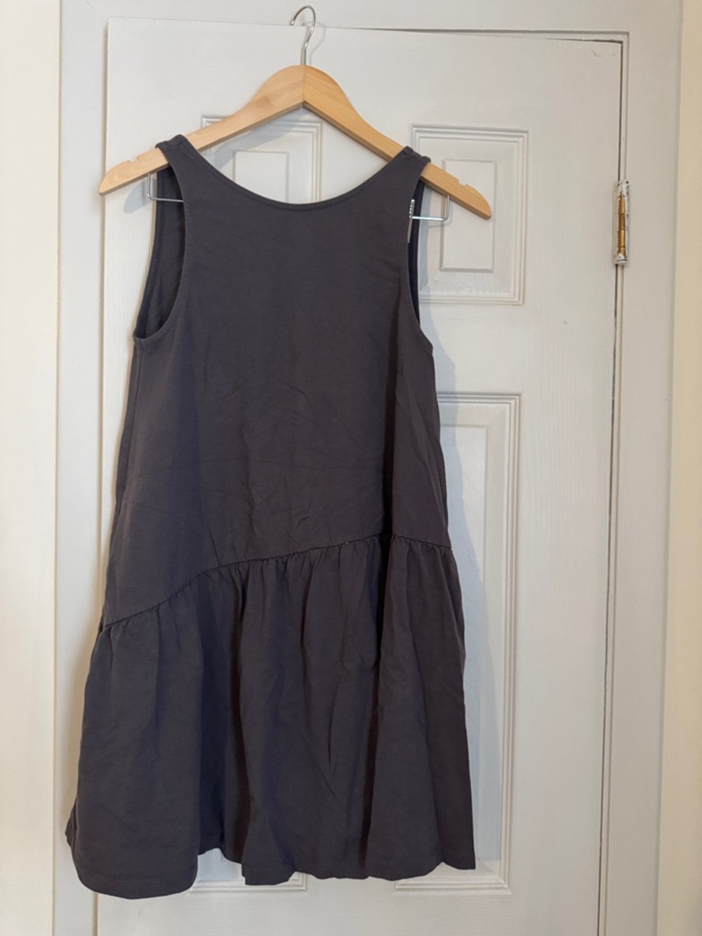 ASOS Sleeveless Tiered Mini Dress - Charcoal